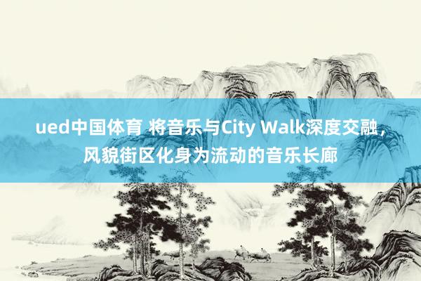 ued中国体育 将音乐与City Walk深度交融，风貌街区化身为流动的音乐长廊